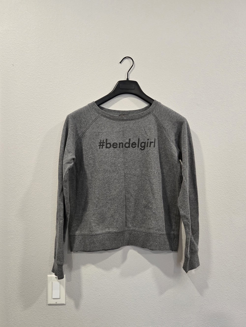 henri bendel Gray #bendelgirl Pullover Sweatshirt - OSFM